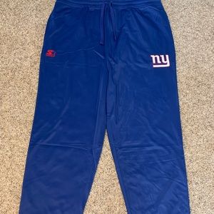 Starter NFL New York Giants Athletic Pants. Size Mens 4XL